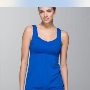 lululemon athletica Blue Tank Top